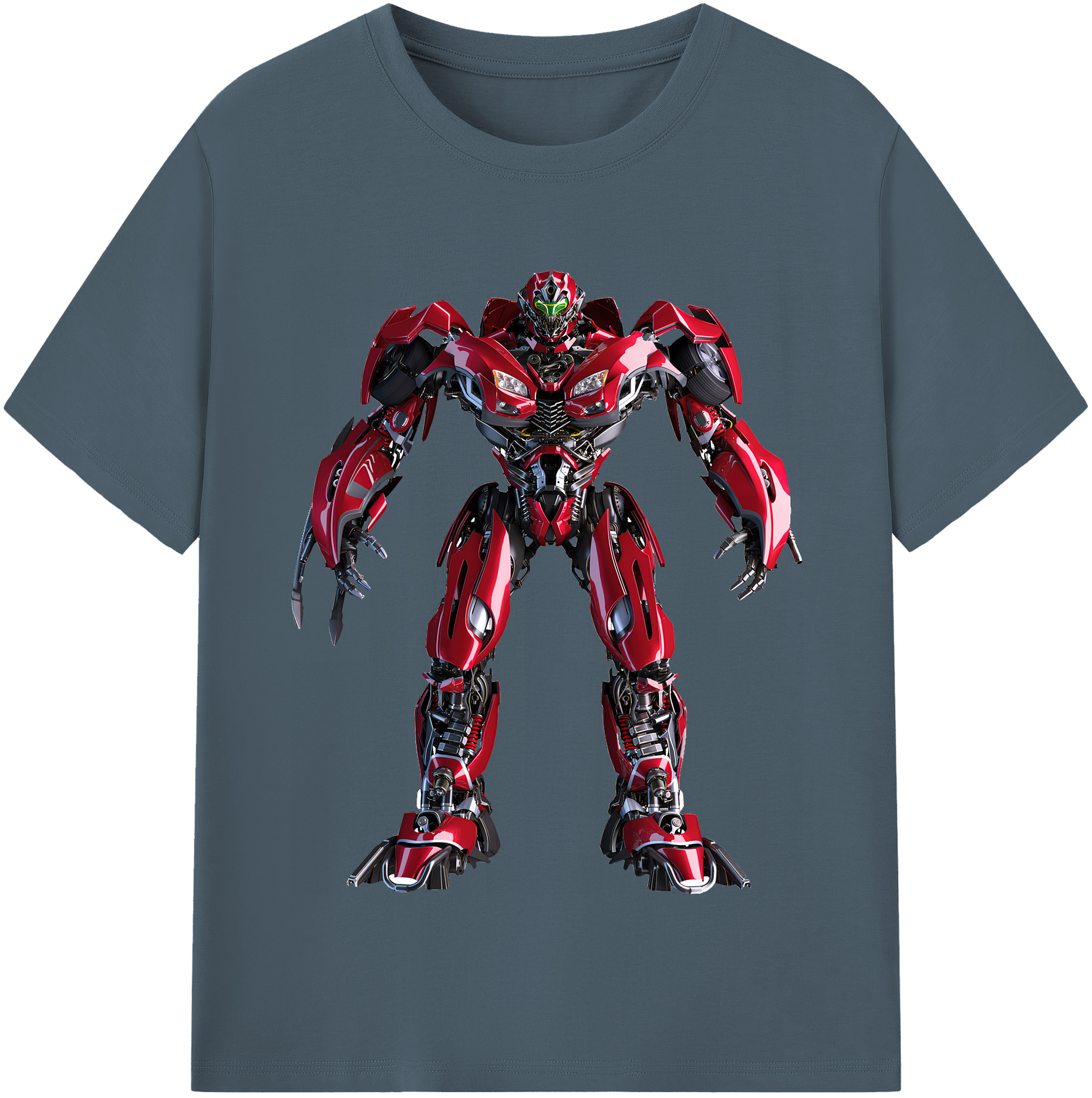 （画像用） Transformers トランスフォーマー 綿100％半袖Tシャツ（フロントプリント）